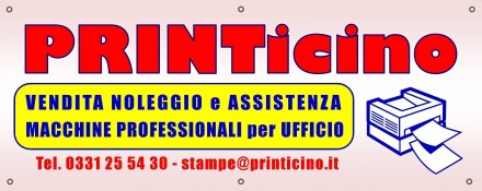 BANNER OCCHIELLATI (teli in pvc da esterno) - PRINTicino - Tel. 0331 255430